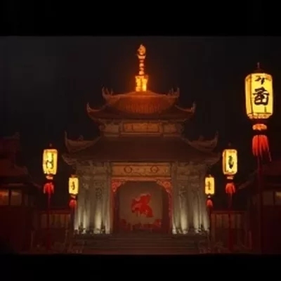 旧书店谜案悬疑剧昏暗书店书架