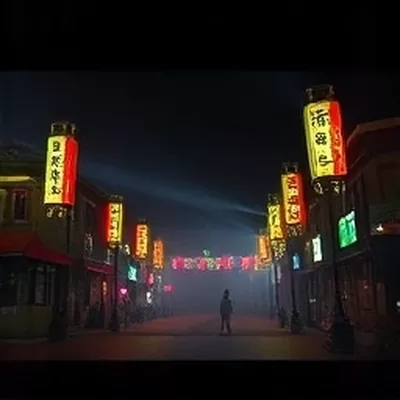 深夜书屋人文访谈暖光书架画面